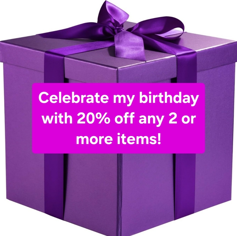20% off 2 or more items!